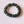 Load image into Gallery viewer, Black recycled glass rondelle bracelet
