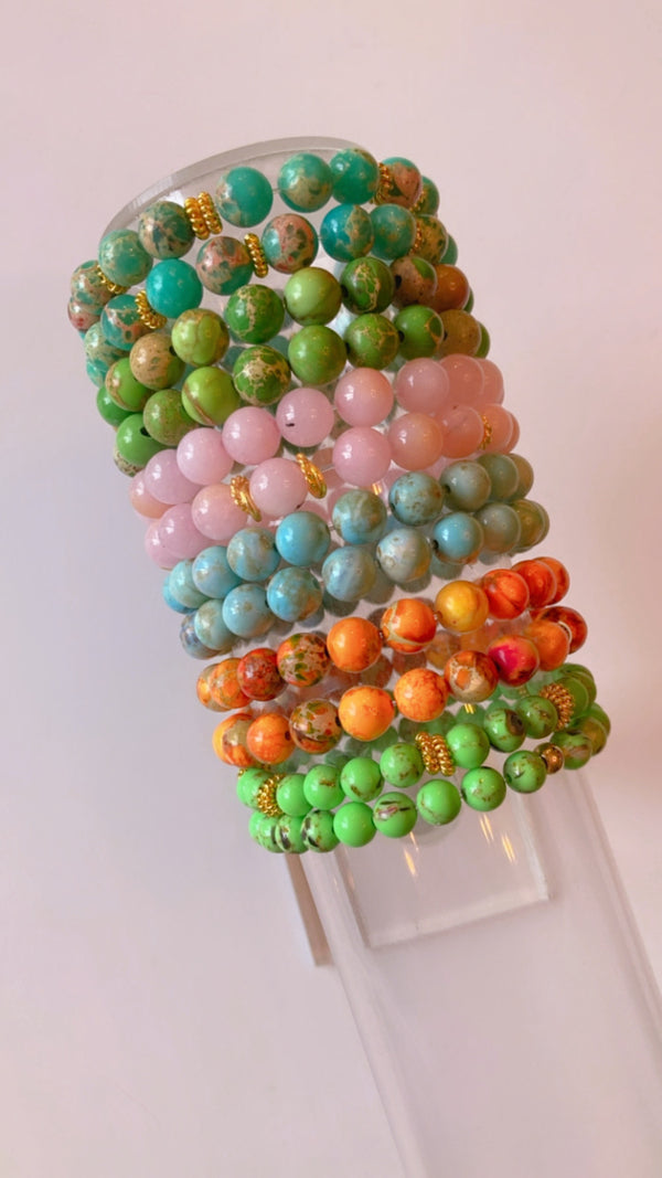 Orange Jasper bracelet
