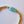 Load image into Gallery viewer, Gold filled aqua fish bracelet
