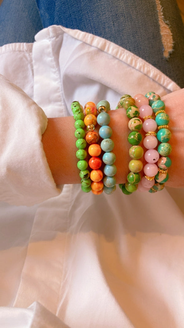 Orange Jasper bracelet